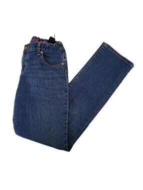 Childrens Place Skinny Jeans Girls Size 14 Dark Wash Denim Pant Adjustable Waist